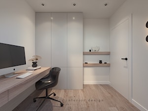Domowe biuro i pokój gościnny 2w1 - zdjęcie od INFINITY Architektura Wnętrz