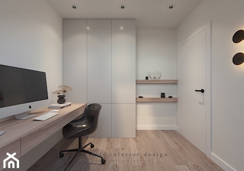 Domowe biuro i pokój gościnny 2w1 - zdjęcie od Infinity Interior Design