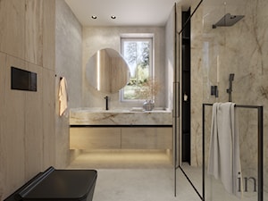 Łazienka z prysznicem - zdjęcie od INFINITY Architektura Wnętrz