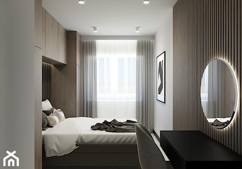 Ucieczka na swoje - Sypialnia, styl industrialny - zdjęcie od SELVA.design 셀바디자인