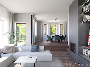 Dom daleki od zgiełku - Salon, styl minimalistyczny - zdjęcie od SELVA.design 셀바디자인