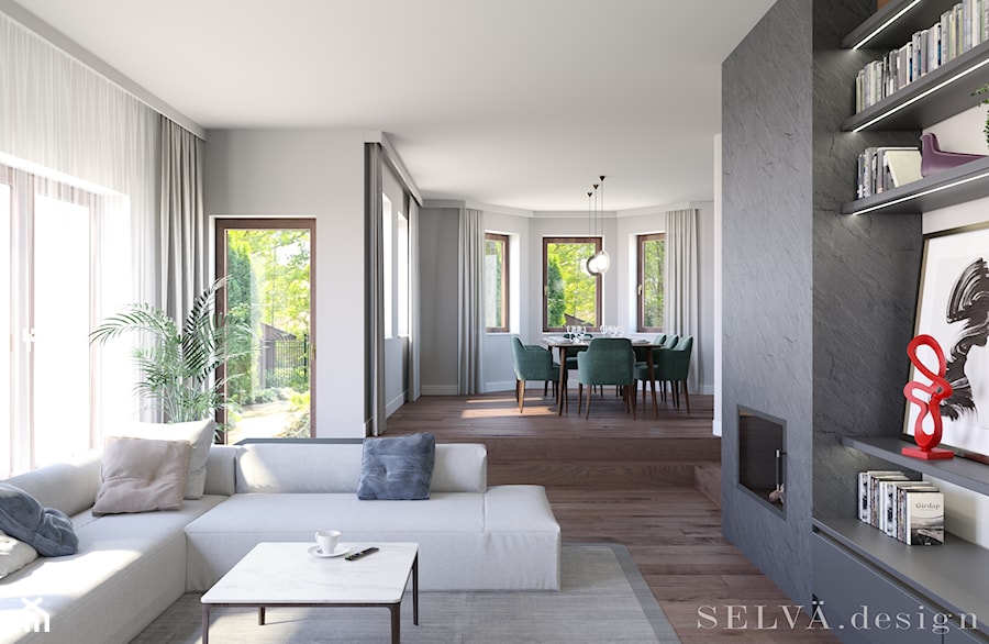 Dom daleki od zgiełku - Salon, styl minimalistyczny - zdjęcie od SELVA.design 셀바디자인