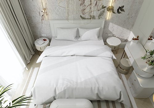 Sypialnia - Sypialnia, styl nowoczesny - zdjęcie od Wertall Natalia Toś - projektowanie wnętrz