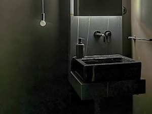 Mała czarna - Łazienka, styl minimalistyczny - zdjęcie od Poradnia Dobrych Wnętrz