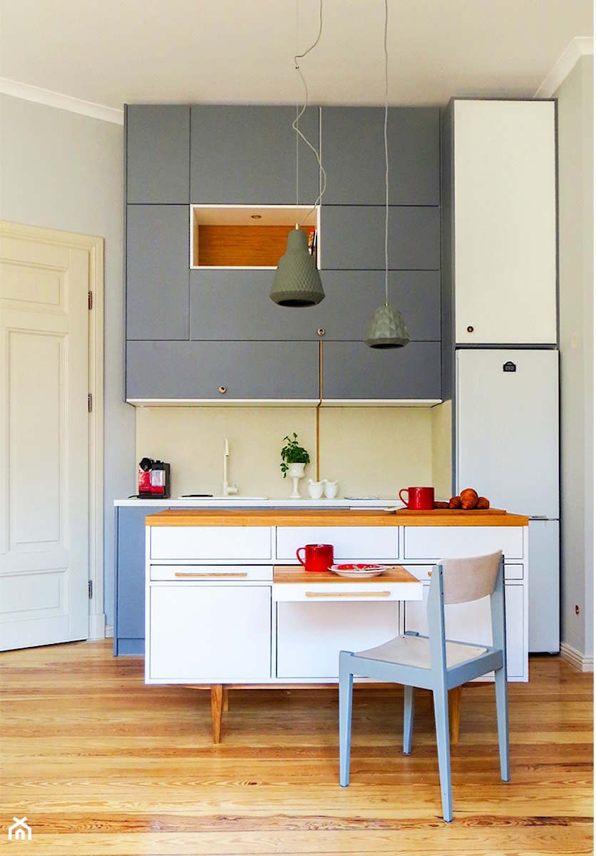 Mieszkanie w kamiennicy - Kuchnia, styl skandynawski - zdjęcie od Poradnia Dobrych Wnętrz