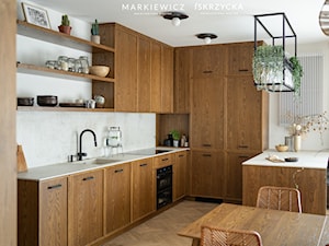 Przytulna kuchnia boho - zdjęcie od M-Architektura Wnętrz