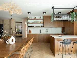 Przytulna kuchnia boho - zdjęcie od M-Architektura Wnętrz