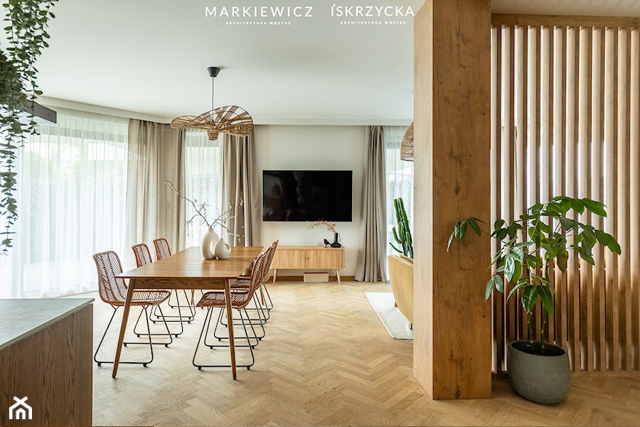 Przytulna jadalnia boho - zdjęcie od M-Architektura Wnętrz