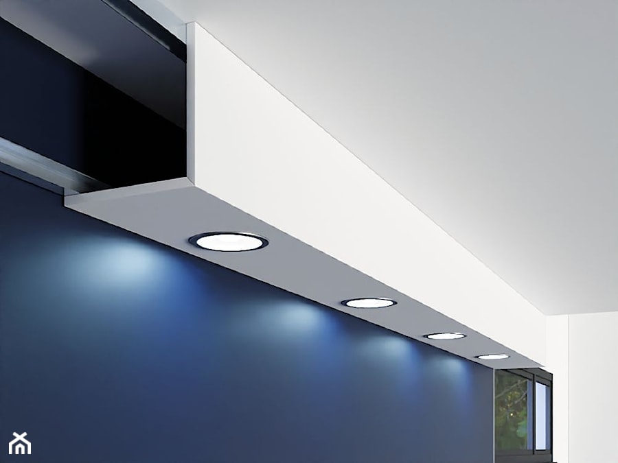 Podwieszany sufit w kuchni z halogenami – model GKL20 - zdjęcie od Decor System