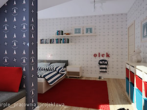 Dom jednorodzinny Kąty Węgierskie - Pokój dziecka, styl nowoczesny - zdjęcie od PURPLE PRACOWNIA