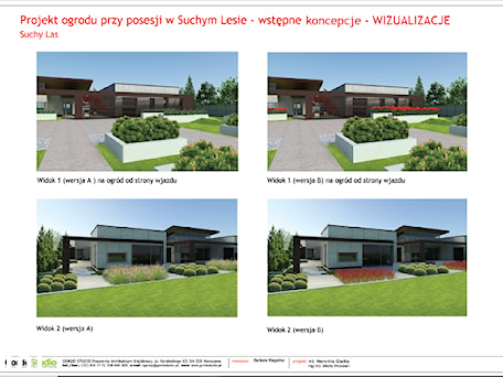 Aranżacje wnętrz - : Wizualizacje projektu ogrodu - KOMPLEKSOWE ZAKŁADANIE OGRODÓW GordoStudio . Przeglądaj, dodawaj i zapisuj najlepsze zdjęcia, pomysły i inspiracje designerskie. W bazie mamy już prawie milion fotografii!