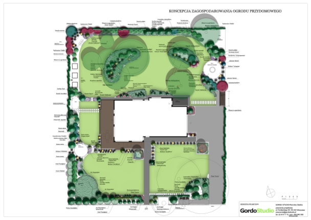 Ogród nowoczesny naturalistyczny koncepcja - zdjęcie od KOMPLEKSOWE ZAKŁADANIE OGRODÓW GordoStudio