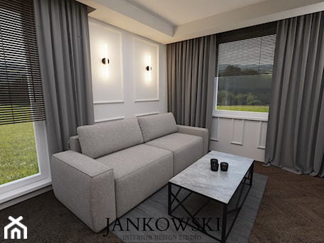 Aranżacje wnętrz - Salon: SALON - JANKOWSKI Interior Design Studio . Przeglądaj, dodawaj i zapisuj najlepsze zdjęcia, pomysły i inspiracje designerskie. W bazie mamy już prawie milion fotografii!