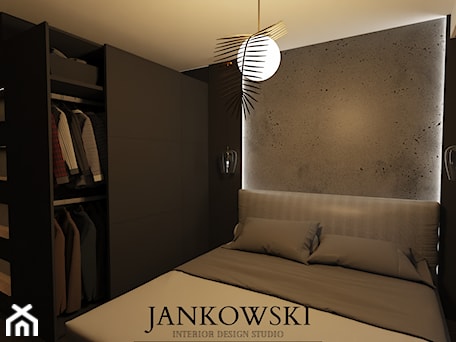 Aranżacje wnętrz - Sypialnia: SYPIALNIA - JANKOWSKI Interior Design Studio . Przeglądaj, dodawaj i zapisuj najlepsze zdjęcia, pomysły i inspiracje designerskie. W bazie mamy już prawie milion fotografii!