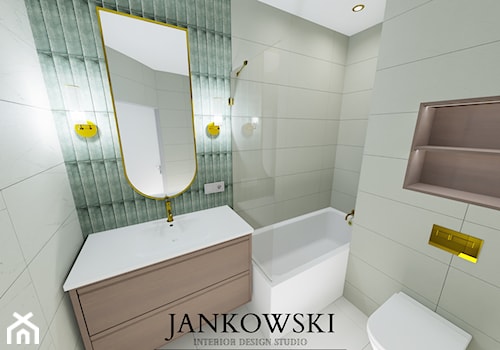 ŁAZIENKA - Łazienka, styl skandynawski - zdjęcie od JANKOWSKI Interior Design Studio