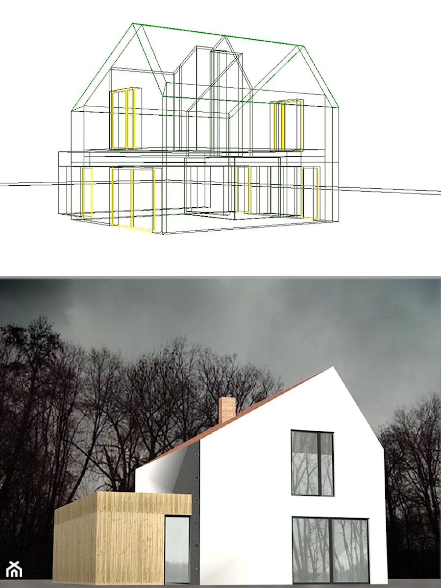 90 m² - Domy, styl minimalistyczny - zdjęcie od WYTWORNIA TYCHY