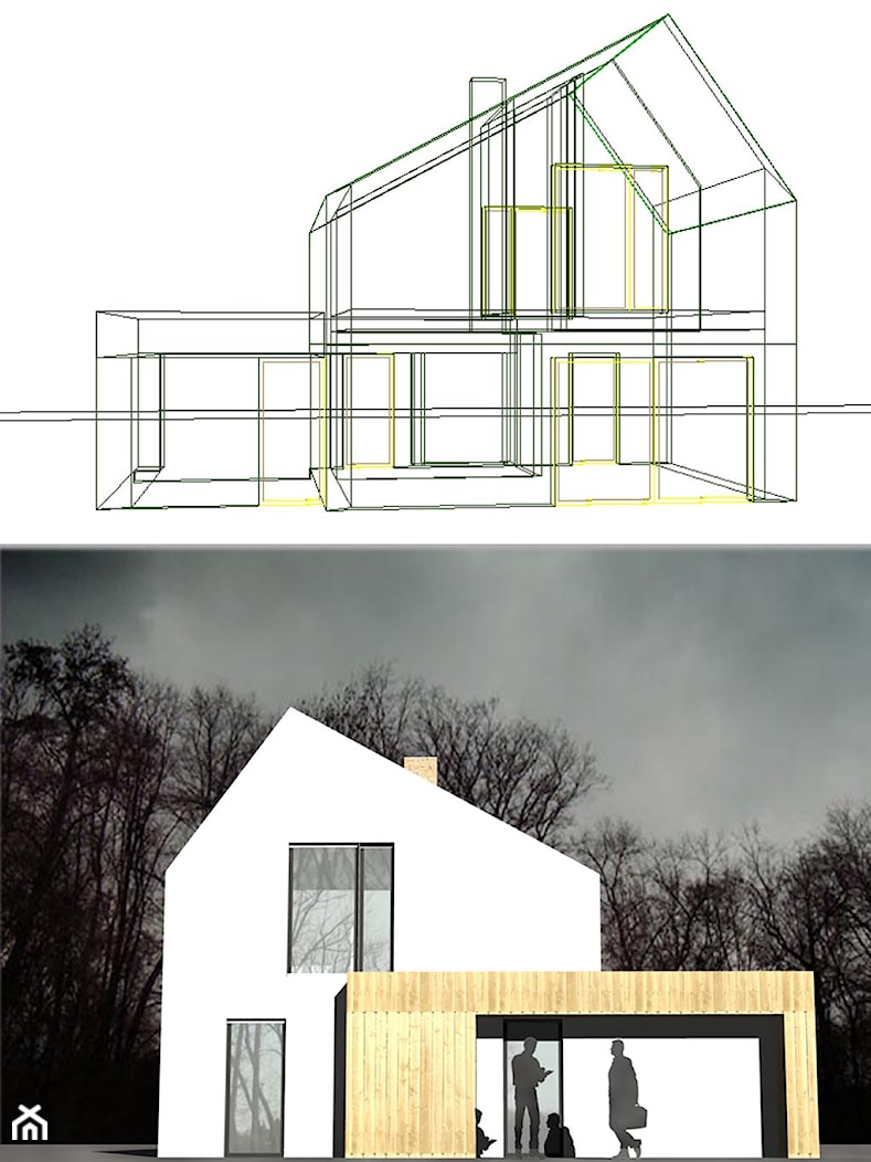 90 m² - Domy, styl minimalistyczny - zdjęcie od WYTWORNIA TYCHY - Homebook