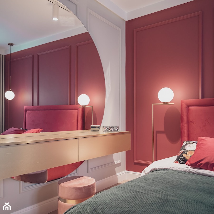Kobiece mieszkanie - Sypialnia, styl nowoczesny - zdjęcie od Plasun Kuchnie i Wnętrza