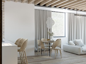 Apartament w stylu Japandi - Jadalnia, styl nowoczesny - zdjęcie od DEE INTERIORS