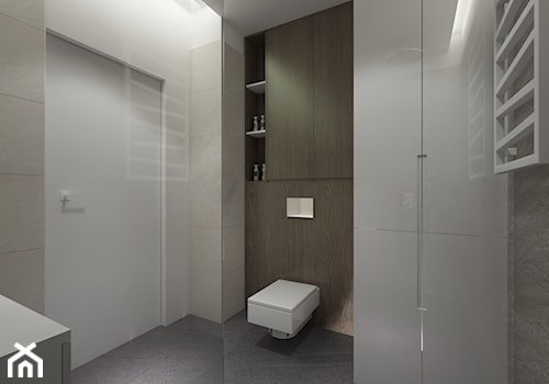 ul.Duracza - Średnia bez okna łazienka, styl nowoczesny - zdjęcie od Patryk Kowalski Design