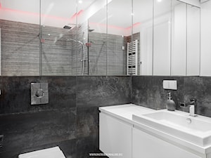 Al. Rzeczpospolitej - Mała bez okna łazienka, styl nowoczesny - zdjęcie od Patryk Kowalski Design