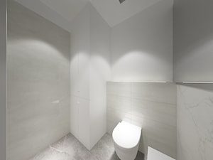 ul. Potoki - Mała na poddaszu bez okna łazienka, styl minimalistyczny - zdjęcie od Patryk Kowalski Design