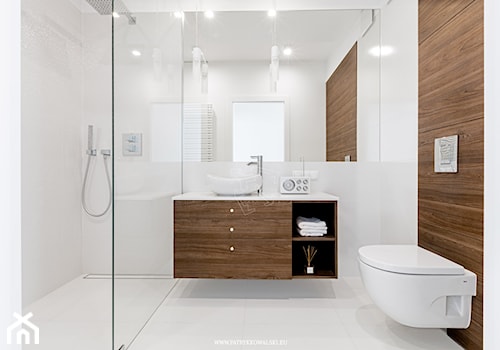 ul. Siedmiogrodzka - Średnia bez okna łazienka, styl minimalistyczny - zdjęcie od Patryk Kowalski Design
