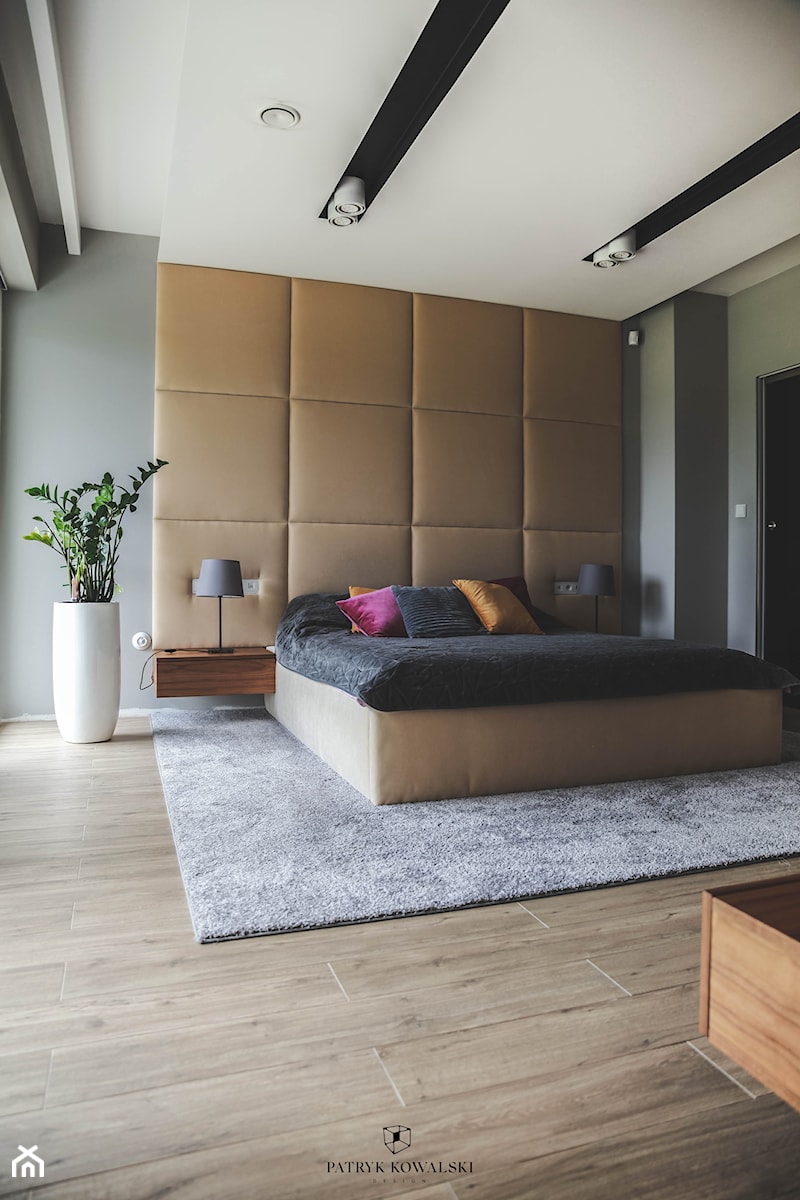Błonie 1 - Sypialnia, styl nowoczesny - zdjęcie od Patryk Kowalski Design