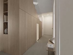 Dom nad jeziorem - Hol / przedpokój, styl minimalistyczny - zdjęcie od MUTE Interiors