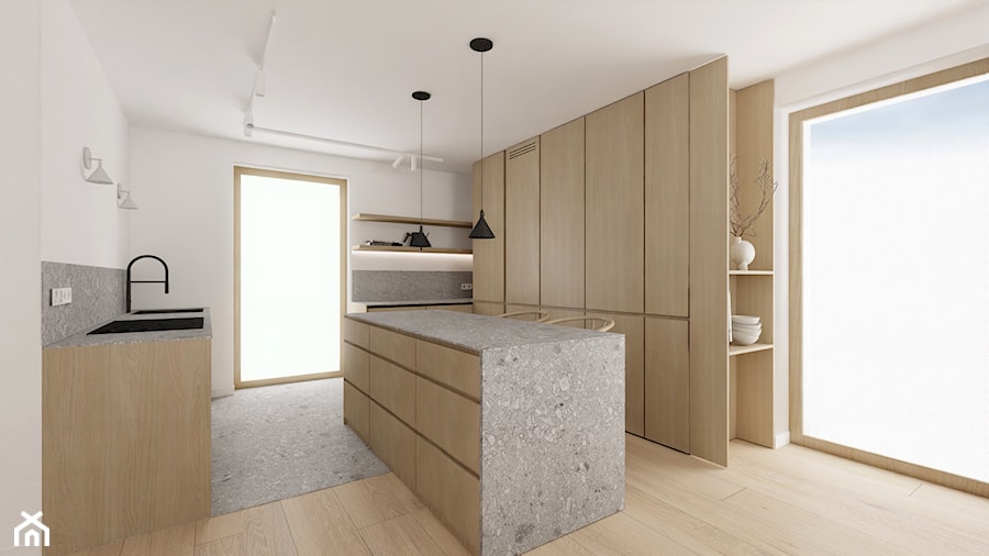 Dom na Starym Bemowie - Kuchnia, styl minimalistyczny - zdjęcie od MUTE Interiors