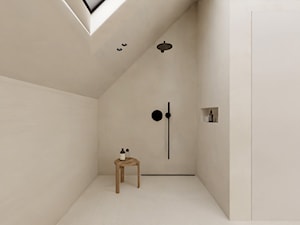 Dom nad jeziorem - Łazienka, styl minimalistyczny - zdjęcie od MUTE Interiors