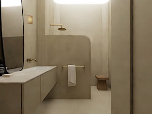 Dom pod Wrocławiem - Łazienka, styl minimalistyczny - zdjęcie od MUTE Interiors