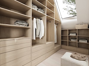 Dom nad jeziorem - Garderoba, styl minimalistyczny - zdjęcie od MUTE Interiors