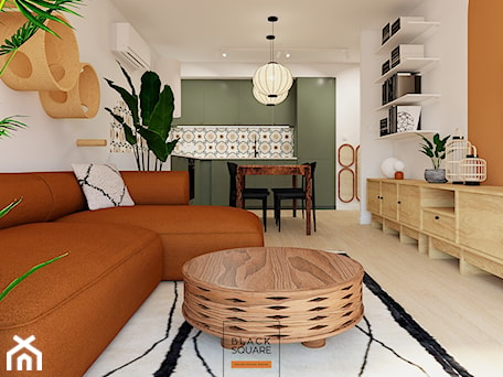 Aranżacje wnętrz - Salon: KITTY BOHO HOUSE - BLACK SQUARE projektowanie wnętrz. Przeglądaj, dodawaj i zapisuj najlepsze zdjęcia, pomysły i inspiracje designerskie. W bazie mamy już prawie milion fotografii!