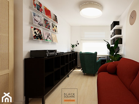 Aranżacje wnętrz - Biuro: KITTY BOHO HOUSE - BLACK SQUARE projektowanie wnętrz. Przeglądaj, dodawaj i zapisuj najlepsze zdjęcia, pomysły i inspiracje designerskie. W bazie mamy już prawie milion fotografii!