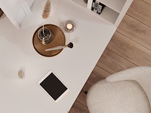 Dom w stylu trendy wood - Sypialnia, styl nowoczesny - zdjęcie od cosily- biuro projektowania wnętrz