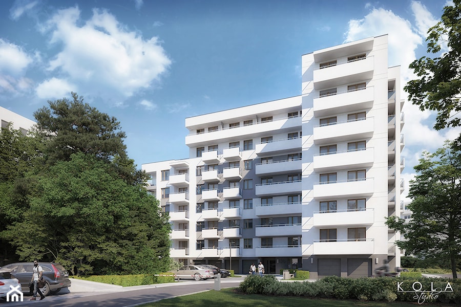 Wizualizacje apartamentowca - zdjęcie od KOLA Studio Wizualizacje Architektoniczne