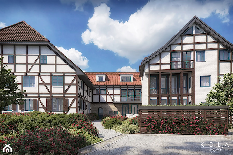 Renowacja i przebudowa zabytkowej niemieckiej karczmy - Domy, styl tradycyjny - zdjęcie od KOLA Studio Wizualizacje Architektoniczne