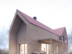 Dom jednorodzinny typu stodoła - zdjęcie od KOLA Studio Wizualizacje Architektoniczne