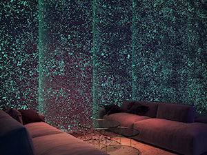 Trawertyn fluoresecencyjny - światło UV - zdjęcie od KOLA Studio Wizualizacje Architektoniczne
