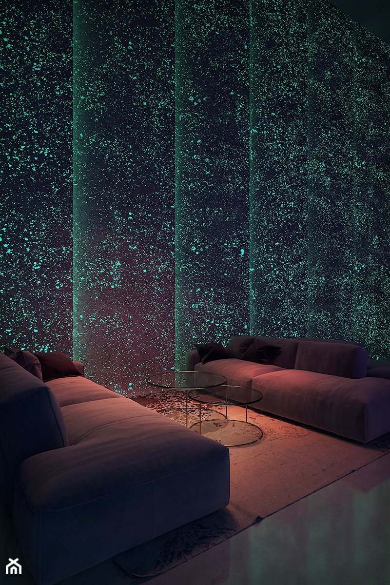 Trawertyn fluoresecencyjny - światło UV - zdjęcie od KOLA Studio Wizualizacje Architektoniczne