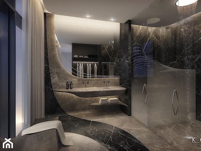 Wnętrza hotelowe - luksusowa łazienka