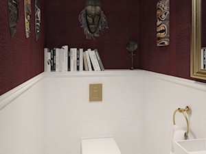 Mała łazienka w stylu glam safari - zdjęcie od KOLA Studio Wizualizacje Architektoniczne