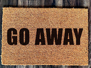 ,,Go Away'' Wycieraczka Kokosowa - zdjęcie od GravStyle