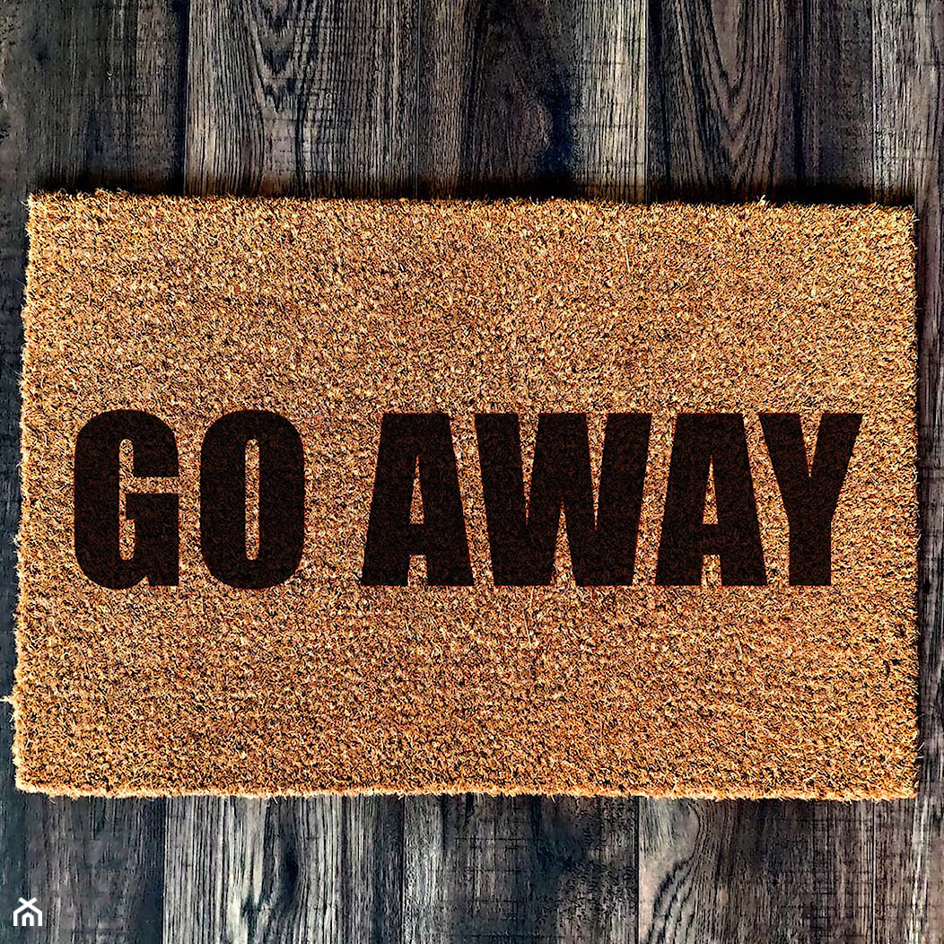 ,,Go Away'' Wycieraczka Kokosowa - zdjęcie od GravStyle - Homebook
