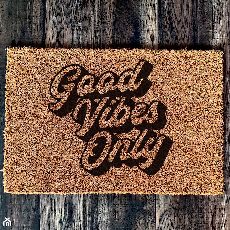 „Good Vibes Only” wycieraczka kokosowa - zdjęcie od GravStyle