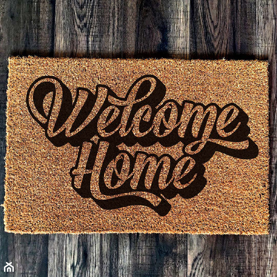 „Welcome home” wycieraczka kokosowa - zdjęcie od GravStyle