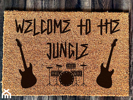 Aranżacje wnętrz - Hol / Przedpokój: „WELCOME TO THE JUNGLE” Wycieraczka Kokosowa - GravStyle. Przeglądaj, dodawaj i zapisuj najlepsze zdjęcia, pomysły i inspiracje designerskie. W bazie mamy już prawie milion fotografii!