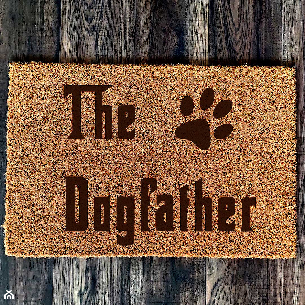 „The Dogfather” Wycieraczka kokosowa - zdjęcie od GravStyle - Homebook