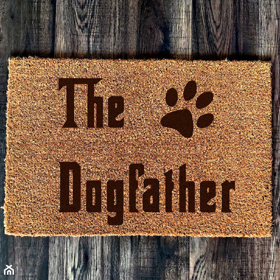 „The Dogfather” Wycieraczka kokosowa - zdjęcie od GravStyle